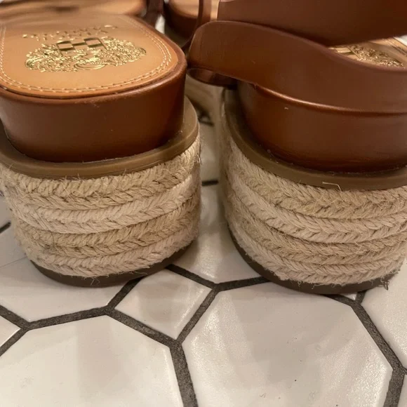 Vince Camuto platform wedges ankle wrap - Picture 6 of 9